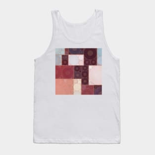 Square Pastel Pattern Tank Top